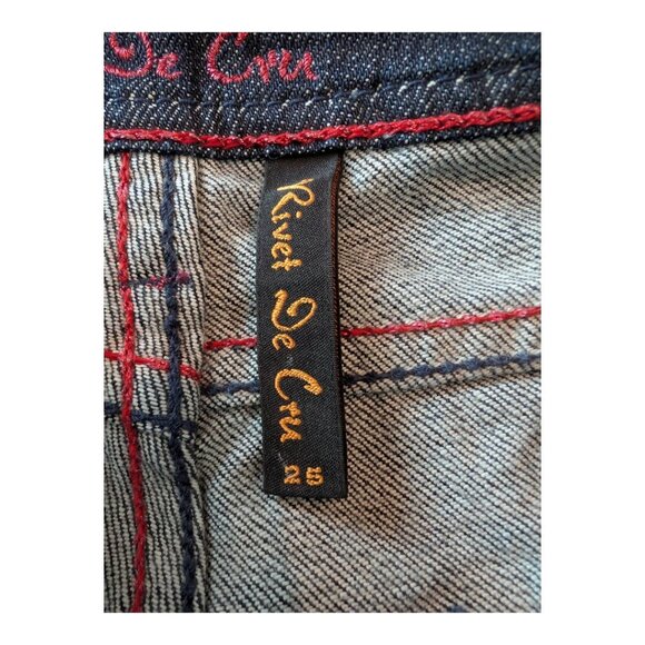Rivet De Cru Embellished Skinny Jeans, Size 25 - Picture 4 of 10